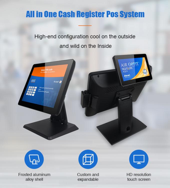 15" AIO 10 Point Capacitive Touch POS System For Retail Store 1