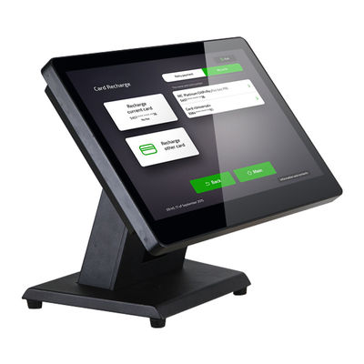 15.6 Inch Wide Screen Windows 10 Pos Terminal With Metal Adjustable Stand