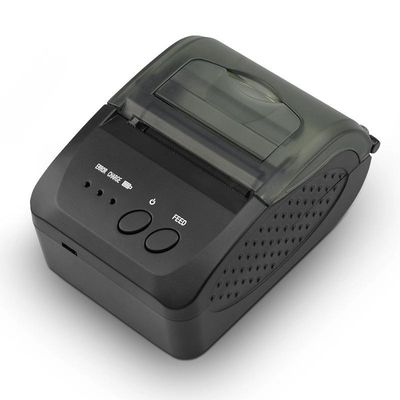 Black ESC TSPL Command POS Receipt Printer 12x24 Bluetooth With USB Charge
