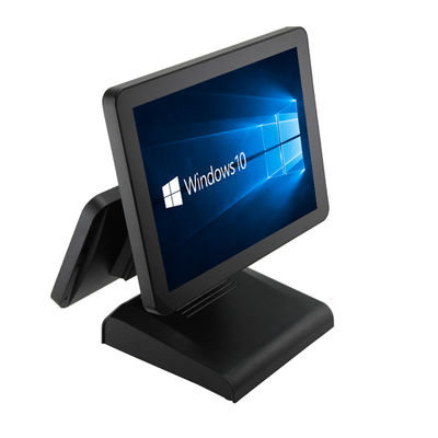 Dual Screen 15inch Windows POS System For Restaurant Supermarket