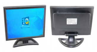 15" Resistive 12VDC USB Touch Screen Monitor / Stable Stand Point Of Sale Monitors