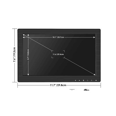 Multifunction 11.6 Inch IPS LCD Monitor 1366×768 Cashier Touch Screen Monitor