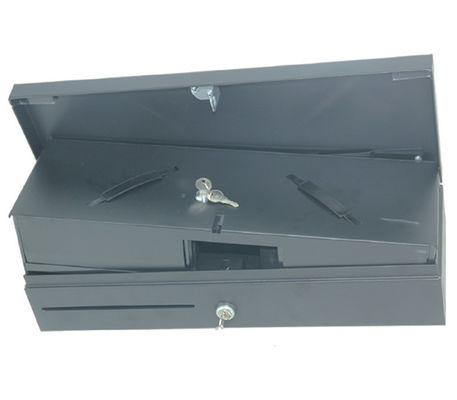 w460mm Flip Top RJ11 Cash Drawer / Square Register Cash Drawer With Lock