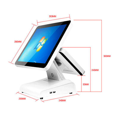 Linux Prolin OS Touch Screen Pos Terminal 450cd/M2 Dual Screen Pos System
