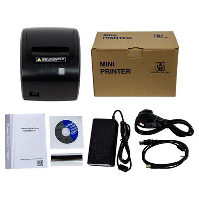 Android IOS Win7 / 10 Mini 80mm Thermal Receipt Printer For Restaurant