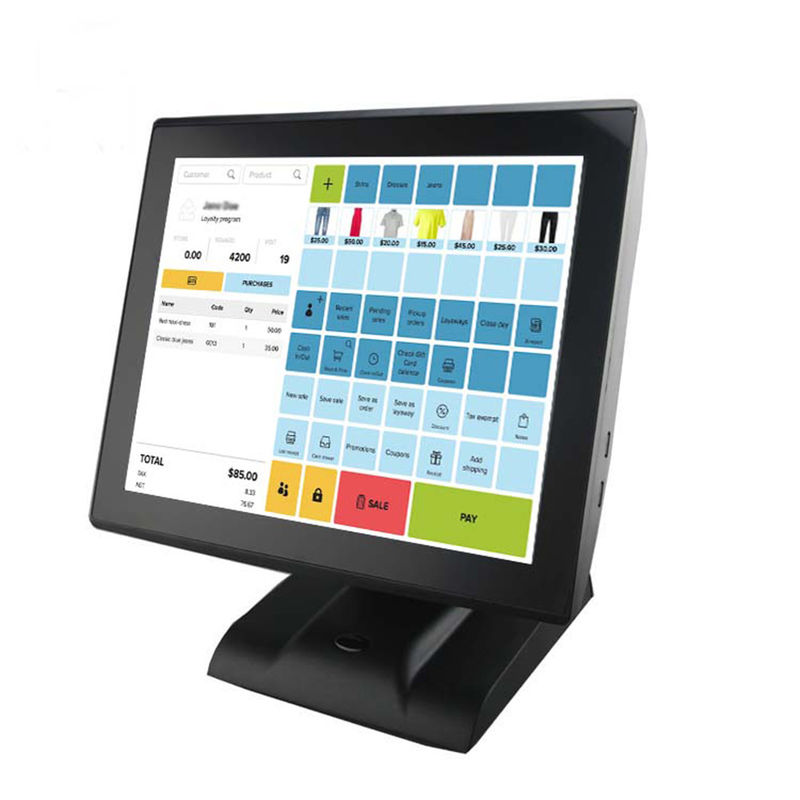 Restaurant J1900 i3 Windows POS System All In One Pos Computer 8G Memory