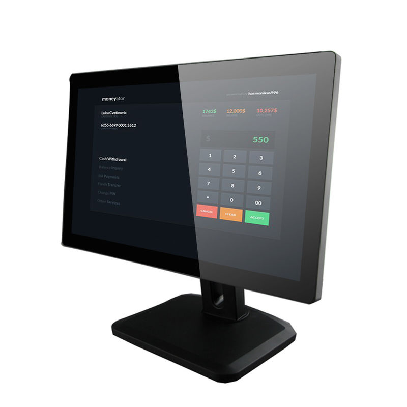 Classic Stand 21.5 Inch Touch Screen Monitor / J1900 CPU Pos System Monitor