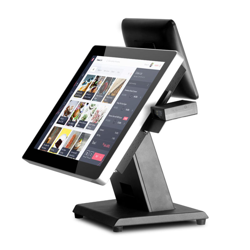 Dual Screen I3 I5 Windows Pos Machine All In One For Supermarkets