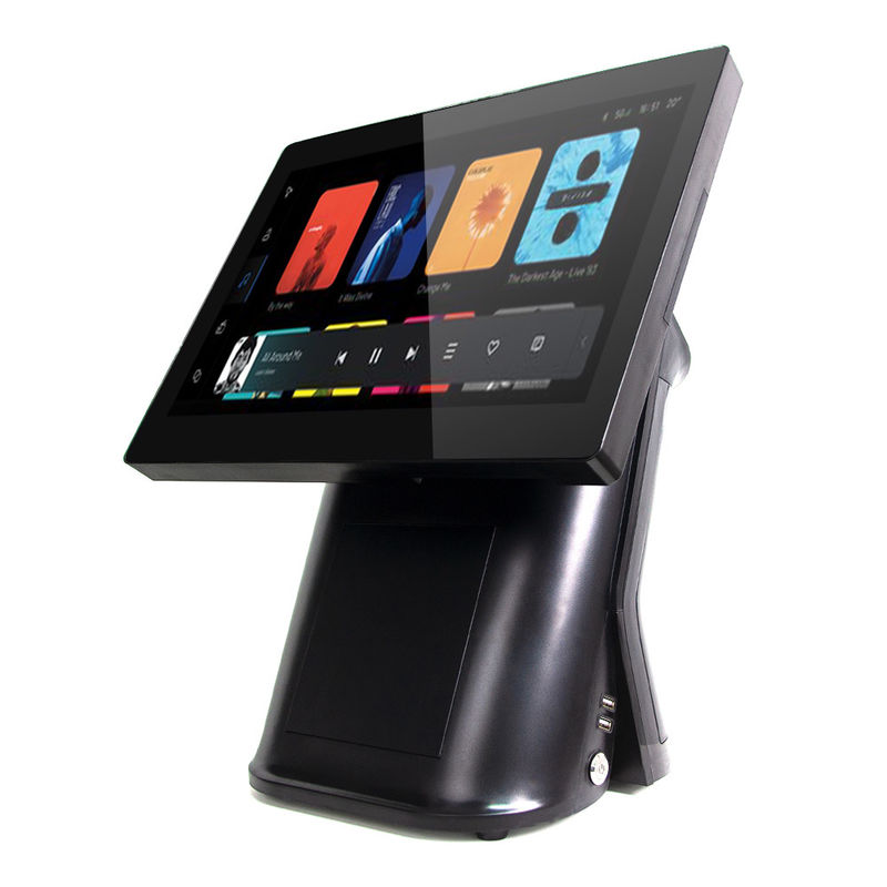15.6 Inch Restaurant Pos System With Printer 58mm And VFD Customer Display