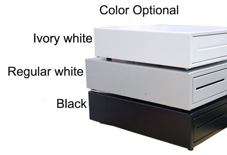 RoHS Lockable RJ11 RJ12 Tray Cash Drawer W460mm For Pos Systems